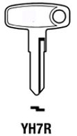 Hook 2252: Silca = YH7R - Keys/Cylinder Keys- Car