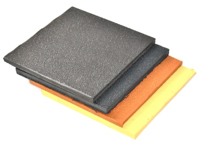 Indiana 055 Golden Rubber Sheets 51cm x 61cm Black - Shoe Repair Materials/Sheeting