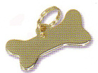 SGPDB Small Gold Plated Dog Bones - Engravable & Gifts/Pet Tags