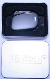 Ronson Lighter Pebble (Chrome/Pewter) RCL10150A - Engravable & Gifts/Gifts