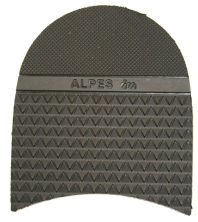 Alpes Heels Black (10 pair) 7mm