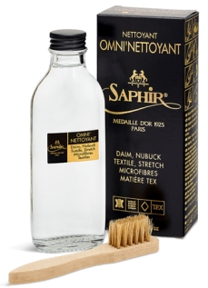 Saphir Omni 100ml Suede & Nubuck Stain Cleaner Medaille dOr 1925 REF 1214 - Shoe Care Products/Medaille dOr 1925 Paris