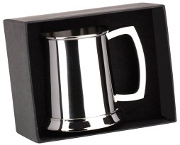 R8001B Tankard - 1 Pint Stainless Steel in Presentation Box - Engravable & Gifts/Tankards