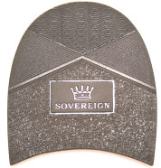 Sovereign Black 6.5mm Rubber Heels (10 pair) 105665