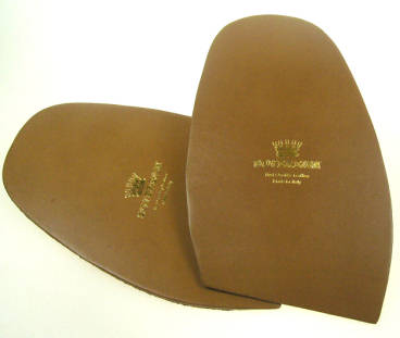 Sovereign Gold (Italian) 5mm Leather 1/2 Soles (5pair) - Shoe Repair Materials/Leather Soles