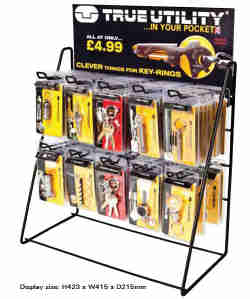 TRUE Key Ring Counter Display Stand