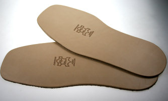 High Class Long Soles 9/9.1/2 Large XL (pair) 13 x 4.1/2 - Shoe Repair Materials/Leather Soles