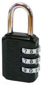 Tri-Circle Combination Padlock 25mm ZB30 PL1944 - Locks & Security Products/Padlocks & Hasps