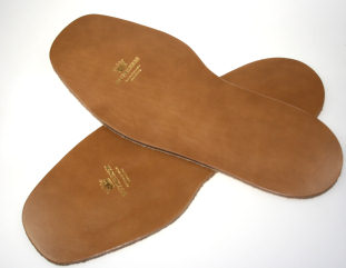 Sovereign Gold (Italian) 5.5mm Leather Full Soles (1pair) - Shoe Repair Materials/Leather Soles