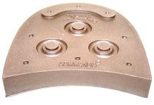 Commando Club Rubber Heel Blocks Brown 16.5mm (pair) - Shoe Repair Materials/Units & Full Soles
