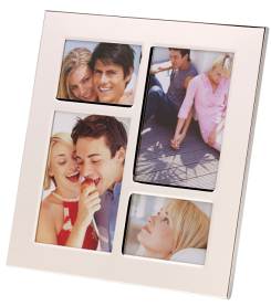 R5008 Marlow Multiframe Silver Plated - Engravable & Gifts/Picture Frames