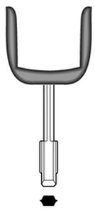 Hook 3034: CV067 FD3U - Keys/Transponder Horseshoe Blades