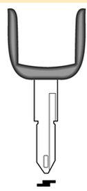 Hook 3043: CV076 RN30U - Keys/Transponder Horseshoe Blades