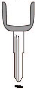 Hook 3071: CV104 SU20U - Keys/Transponder Horseshoe Blades