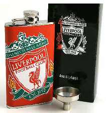 Football Colour Flask Liverpool LIV660 - Engravable & Gifts/Flasks