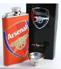.Football Colour Flask Arsenal ARS660 - Engravable & Gifts/Flasks