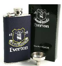 Football Colour Flask Everton EVE660 - Engravable & Gifts/Flasks