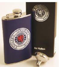 Football Colour Flask Rangers RAN660 - Engravable & Gifts/Flasks