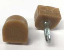 ..........UK Dual Density PU Tops 120 Pin Beige (Pack 50 pair) - Shoe Repair Materials/Heels-Ladies