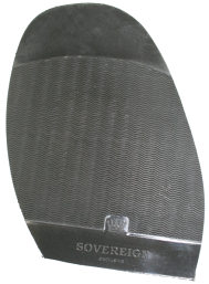 Sovereign Exclusive Mini Rib 1/2 Soles Black 1122L - Shoe Repair Materials/Soles