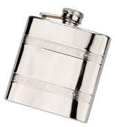 R3664 Flask Celtic Band Stainless Steel in Display Box - Engravable & Gifts/Flasks