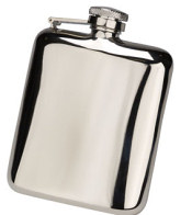 R3226 Cushion Flask Stainless Steel in Display Box - Engravable & Gifts/Flasks