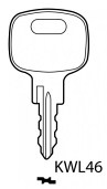 Hook 5261 window lock key jma = KWL46 - Keys/Window Lock Keys