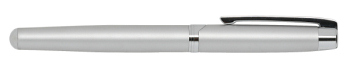 ......Zippo 41120 SILVER BRUSHED CHROME Rollerball Pen - Zippo/Zippo Pens