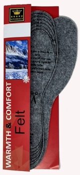 Sovereign Felt One size Cut to Size Insoles (pair)