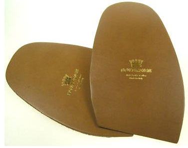 Sovereign Gold (Italian) 3.5mm Size 13 Leather 1/2 Soles (5pair) - Shoe Repair Materials/Leather Soles