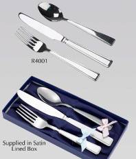 R4001 Harley 3 Pce Child Set (In satin lined box) - Engravable & Gifts/Childrens Gifts