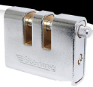 ASP290 91MM Double Slotted Armoured Steel Shutter Padlock - Locks & Security Products/Padlocks & Hasps