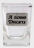 R1334 Shot Glass A Wee Dram 2oz - Engravable & Gifts/Glassware