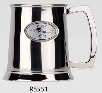 R8551 Football Tankard Stainless Steel (Use R8005 + badge) - Engravable & Gifts/Tankards