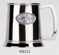 R8552 Rugby Tankard Stainless Steel (Use R8005 + badge) - Engravable & Gifts/Tankards