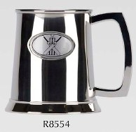 R8554 Cricket Tankard Stainless Steel (Use R8005 + badge) - Engravable & Gifts/Tankards