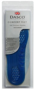 Dasco Comfort Gel Mens Insoles (Cut to size) 6114 - Shoe Care Products/Insoles