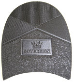Sovereign Brown Rubber Heels 6.5mm 3 (10 pair) - Shoe Repair Materials/Heels-Mens