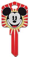 Hook 3253: D91 Disney Mickey Glitter UL2 Fun Keys - Keys/Fun Keys