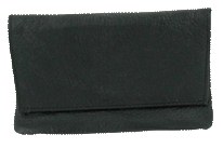 PO21CBL Tobacco Pouch Leather Black - Leather Goods & Bags/Wallets & Small Leather Goods