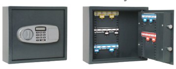 KC25S Key Security Safe Digital Lock 25 Hooks - Locks & Security Products/Cash Boxes & Key Cabinets