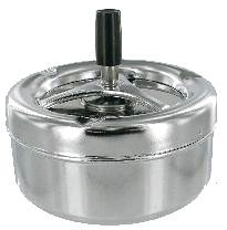 AS10 Steel Ashtray 13cm Press Down Ashtray - Engravable & Gifts/Gifts