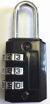 Tri-Circle Combination Padlock 22mm ZB25 - Locks & Security Products/Padlocks & Hasps