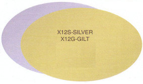 X12 Self Adhesive Aluminium Ovals 75mm x 45mm