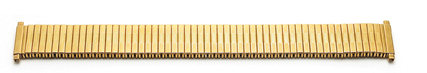 8903G Gold PVD Plated Expanding Watch Bracelet Telescopic Ends - Watch Straps/Metal Bracelets