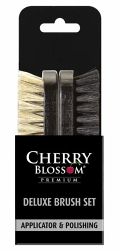 Cherry Blossom Deluxe Shoe Brushes (Twin Pack) - Shoe Care Products/Shoe Brushes