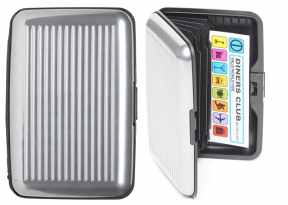 7312 Aluminium FRID-Proof Concertina Credit Card Case Mixed Colours - Leather Goods & Bags/Wallets & Small Leather Goods