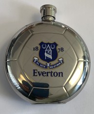 Football Shaped Flasks EVE662 EVERTON - Engravable & Gifts/Flasks