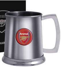 Football Tankards Stainless Steel - Engravable & Gifts/Tankards