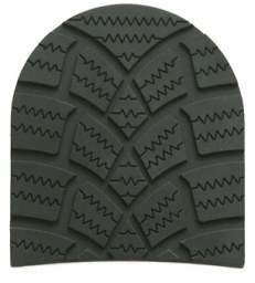 Benchmark Winter Light Tread Heels Black (10 pair) - Shoe Repair Materials/Soles